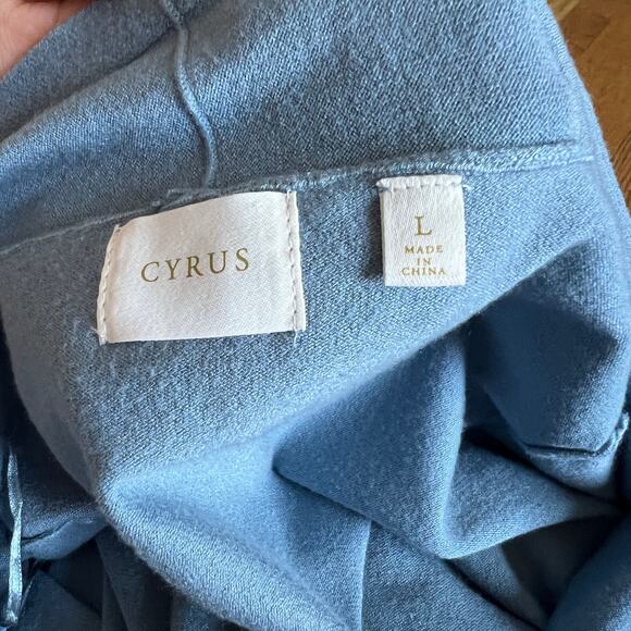 Cyrus Knit Open Cardigan Blue Long Sleeve Longline Soft & Cozy Size Large - Picture 7 of 7